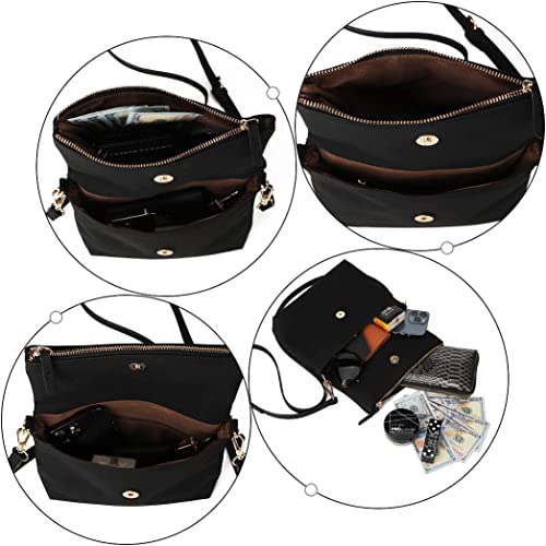 Foldover Vegan Leather Crossbody bag