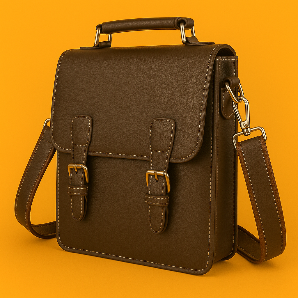 Rifter Brown Messenger Bag