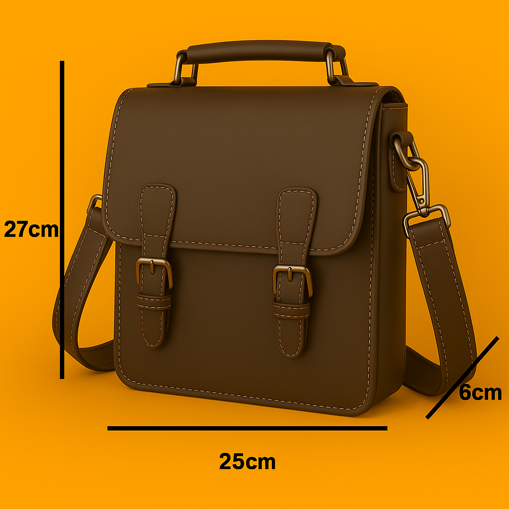 Rifter Brown Messenger Bag