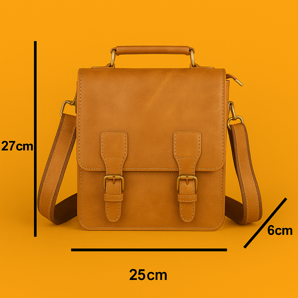 Rifter Tan Messenger Bag