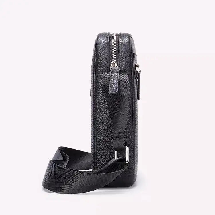 Vegan Leather Messenger Bag