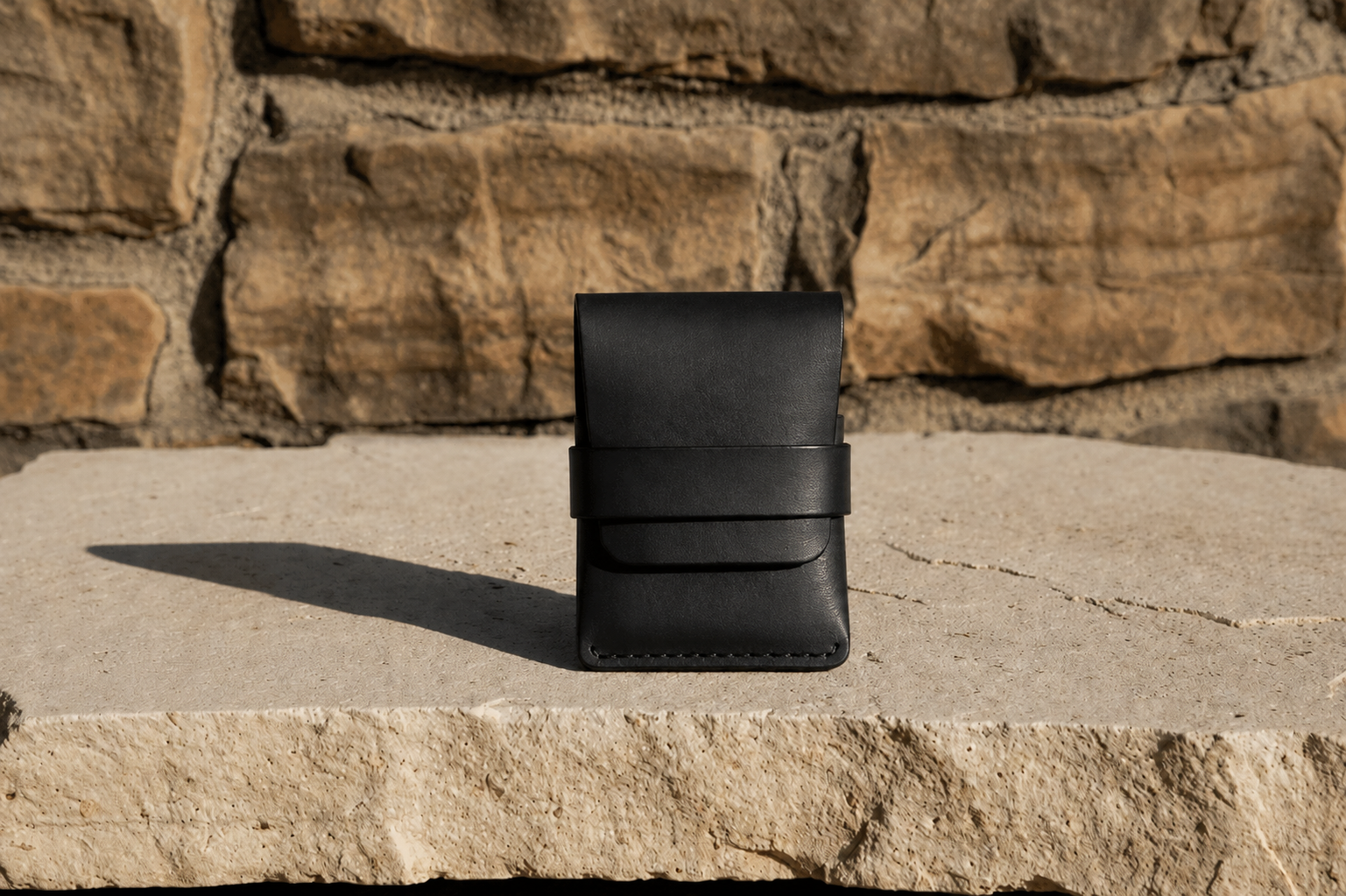 DELVAE Cactus Leather Wallet - Vegan Slim Bifold