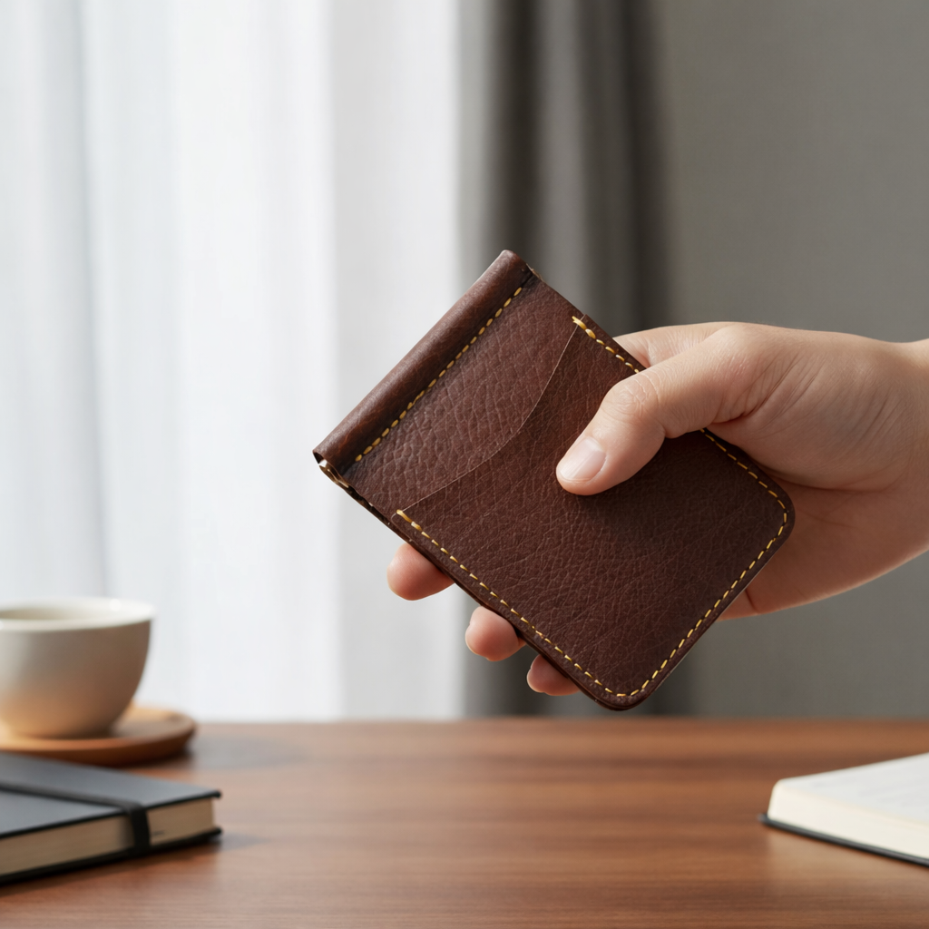 DELVAE Cactus Money clip - Vegan Money clip