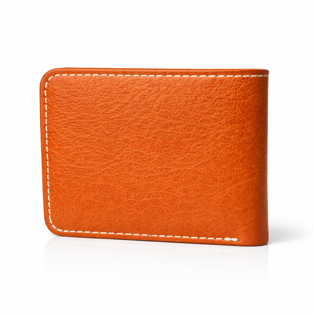 DELVAE Cactus Leather Wallet - Vegan Slim Bifold