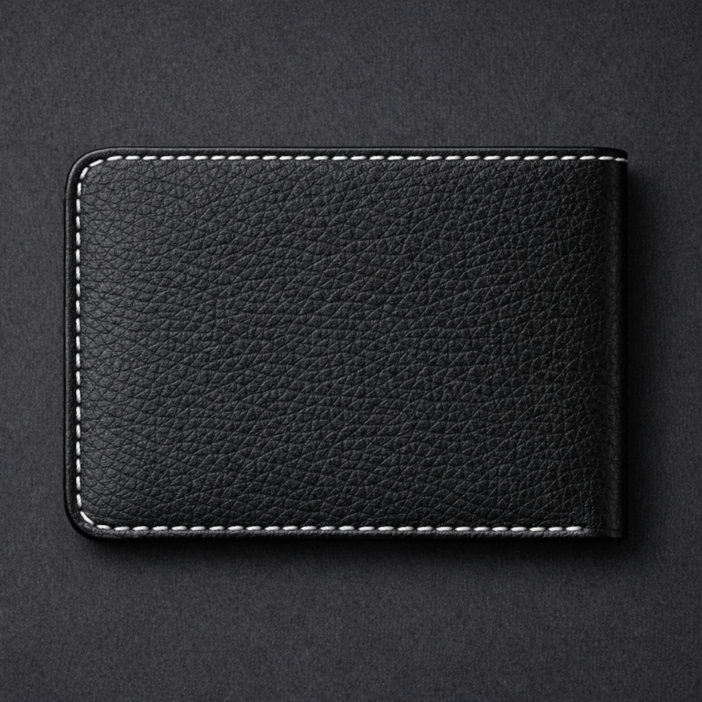 DELVAE Cactus Leather Wallet - Vegan Slim Bifold