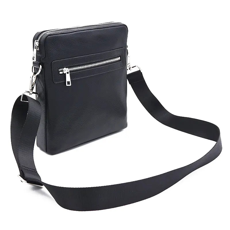 Vegan Leather Small Messenger Bag