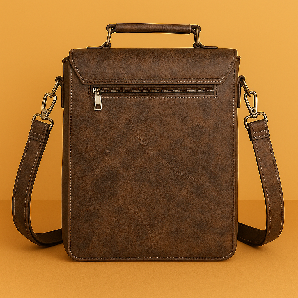 Vento Brown Messenger Bag_1