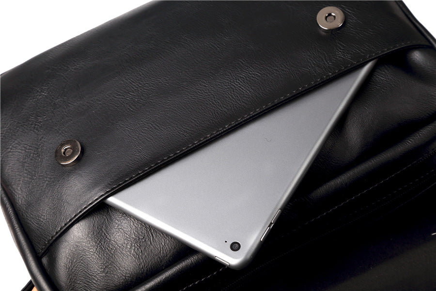 slim men's messenger bag