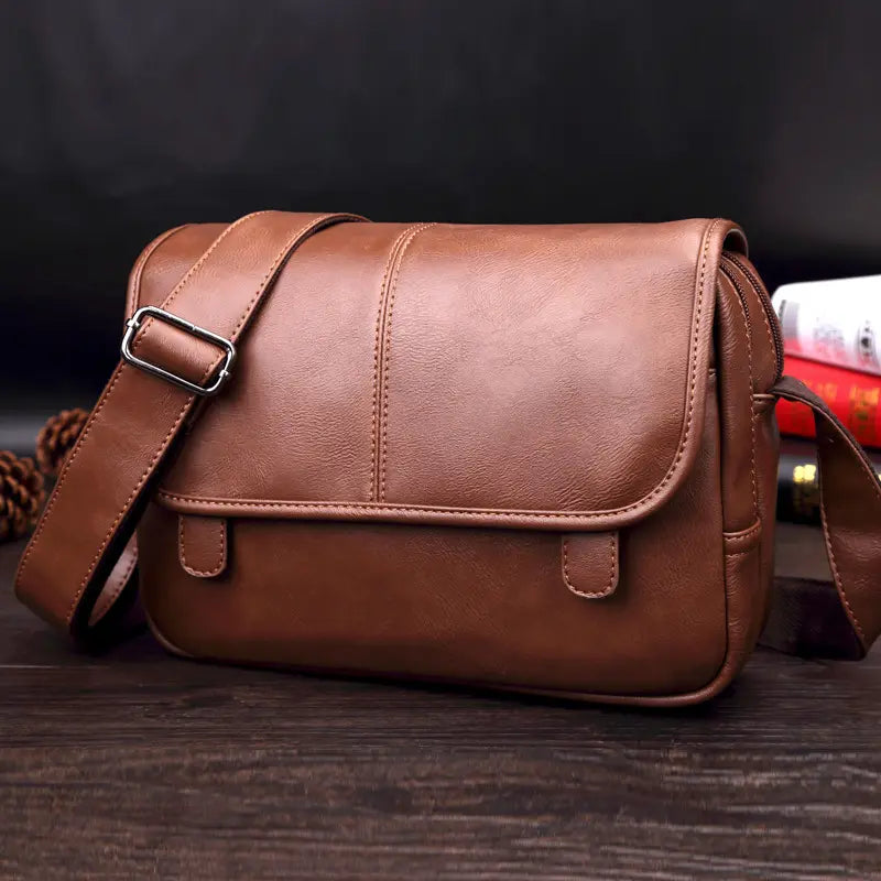 slim men's messenger bag