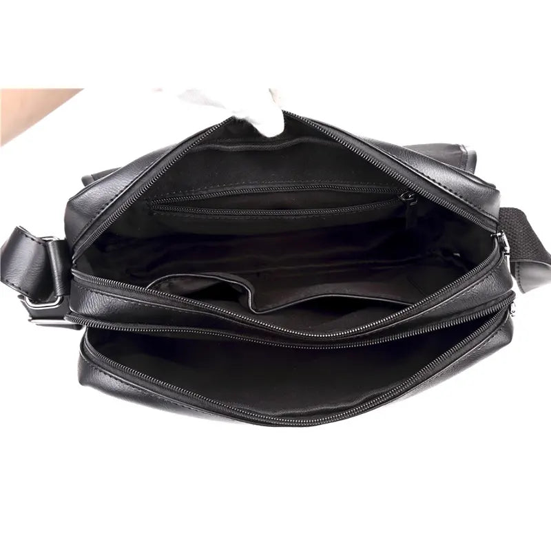 slim men's messenger bag