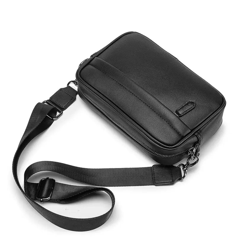 Vegan Leather Messenger Bag