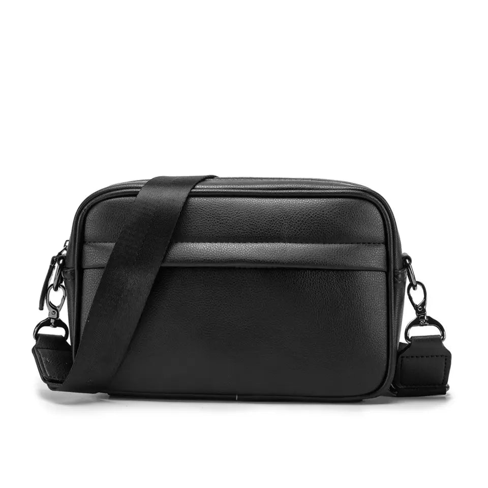 Vegan Leather Messenger Bag
