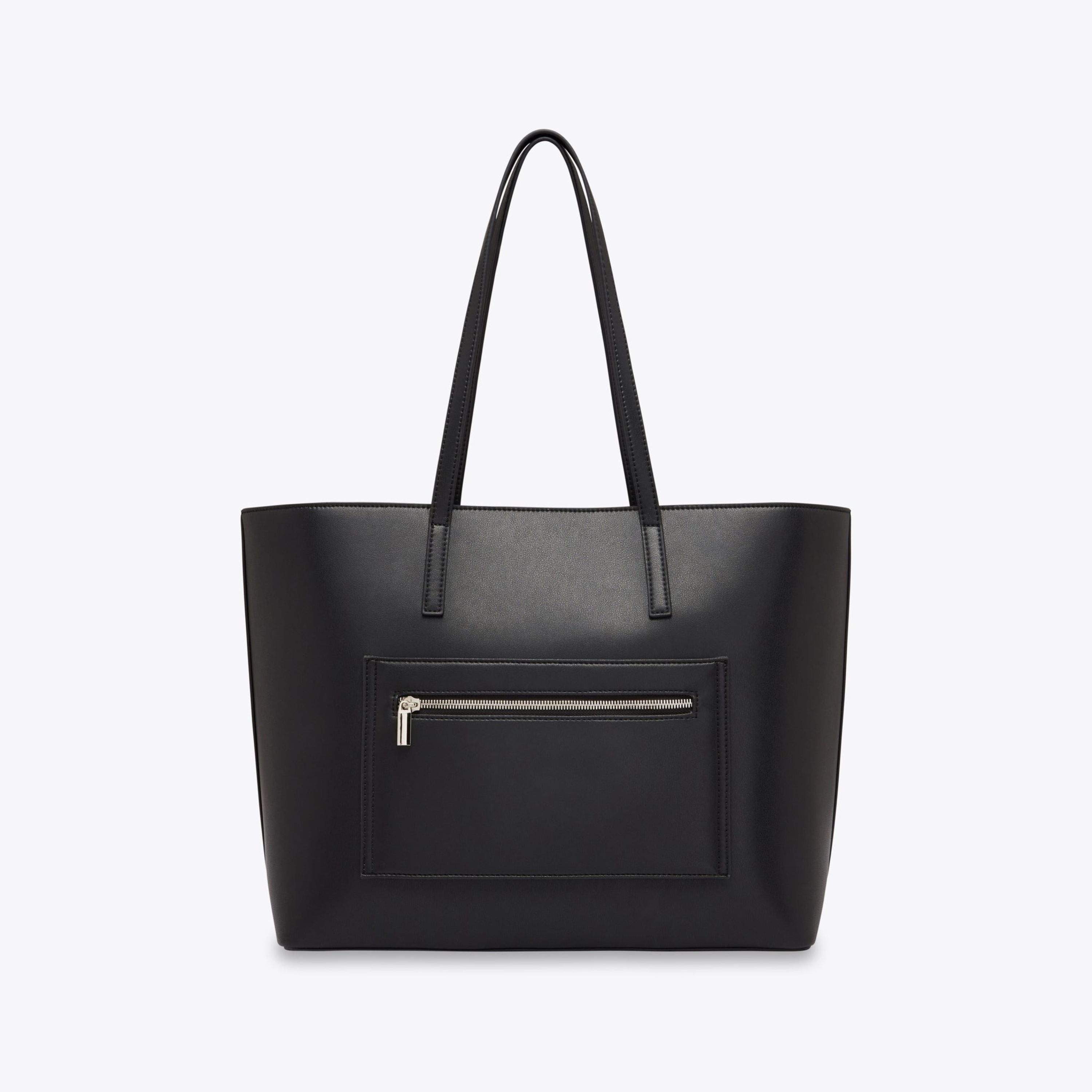 Travo Leather Tote Bag with Magnetic Closure, Safe Zip Laptop Compartment & Trolley Strap