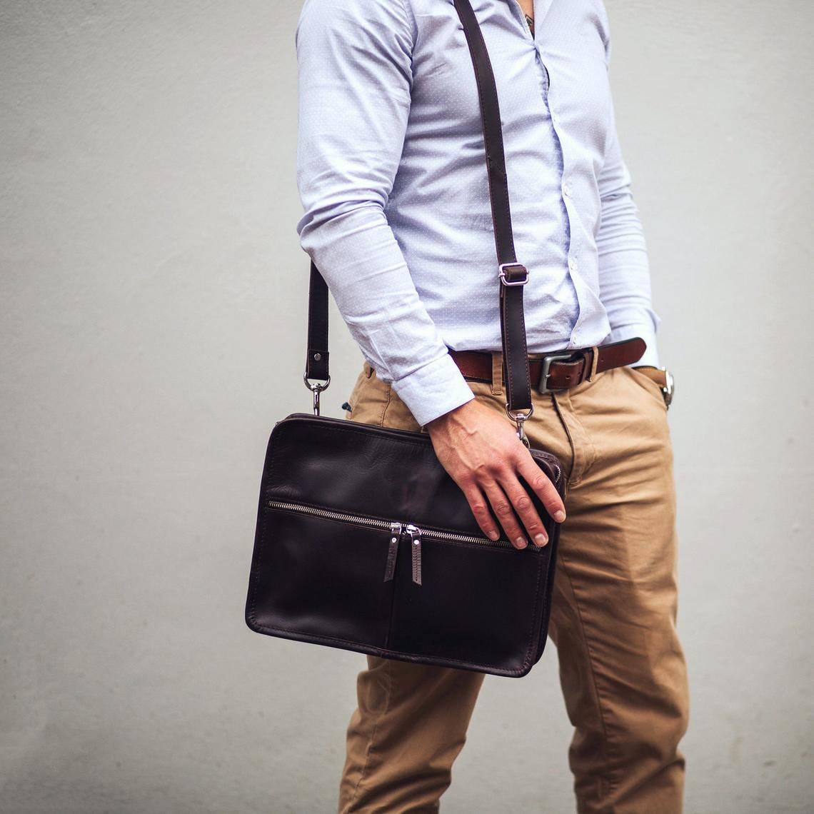 kinnoti Genuine Leather Laptop Sleeve