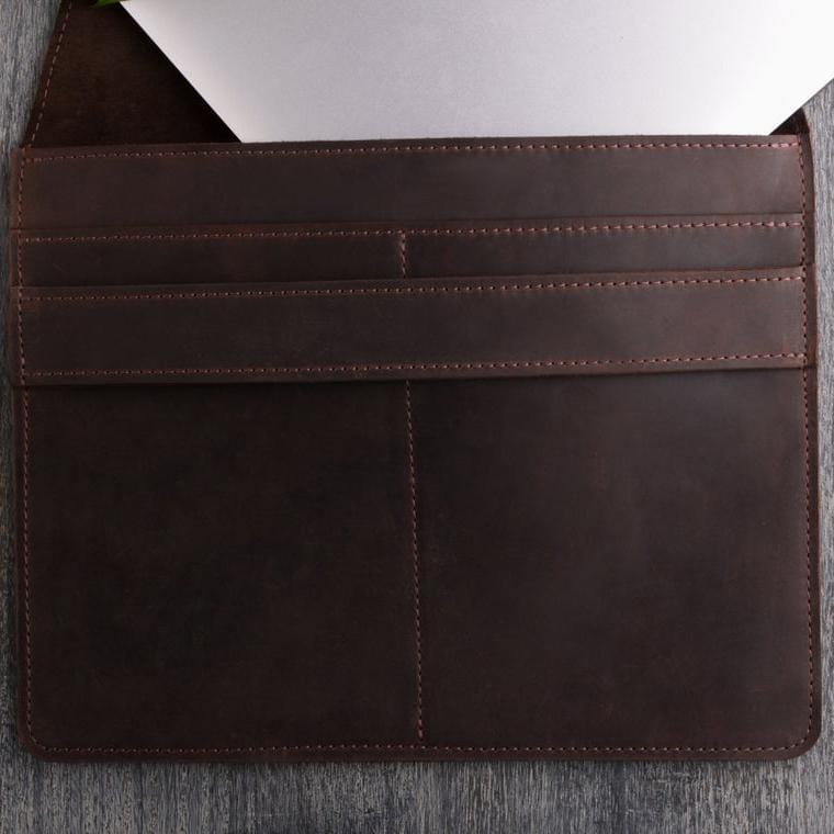 kinnoti Pouch Leather Laptop Sleeve