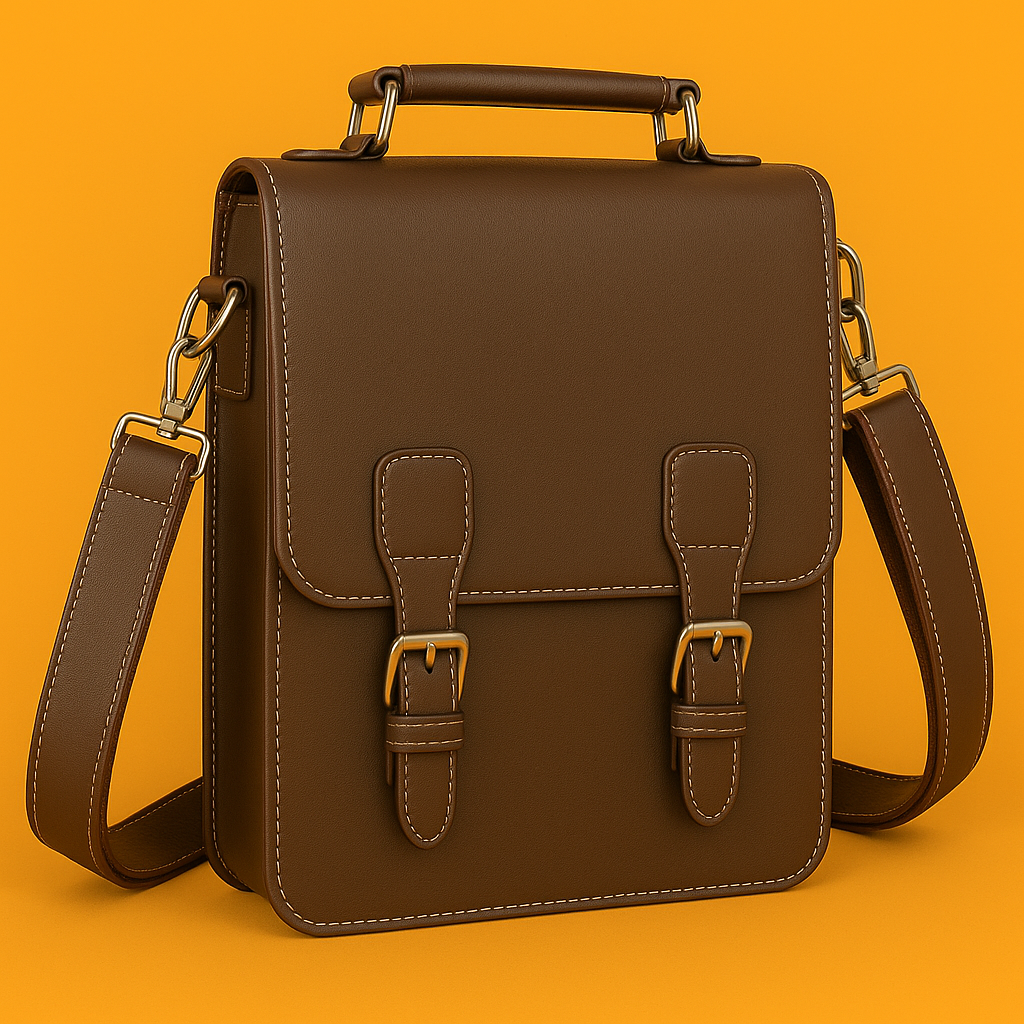 Rifter Brown Messenger Bag
