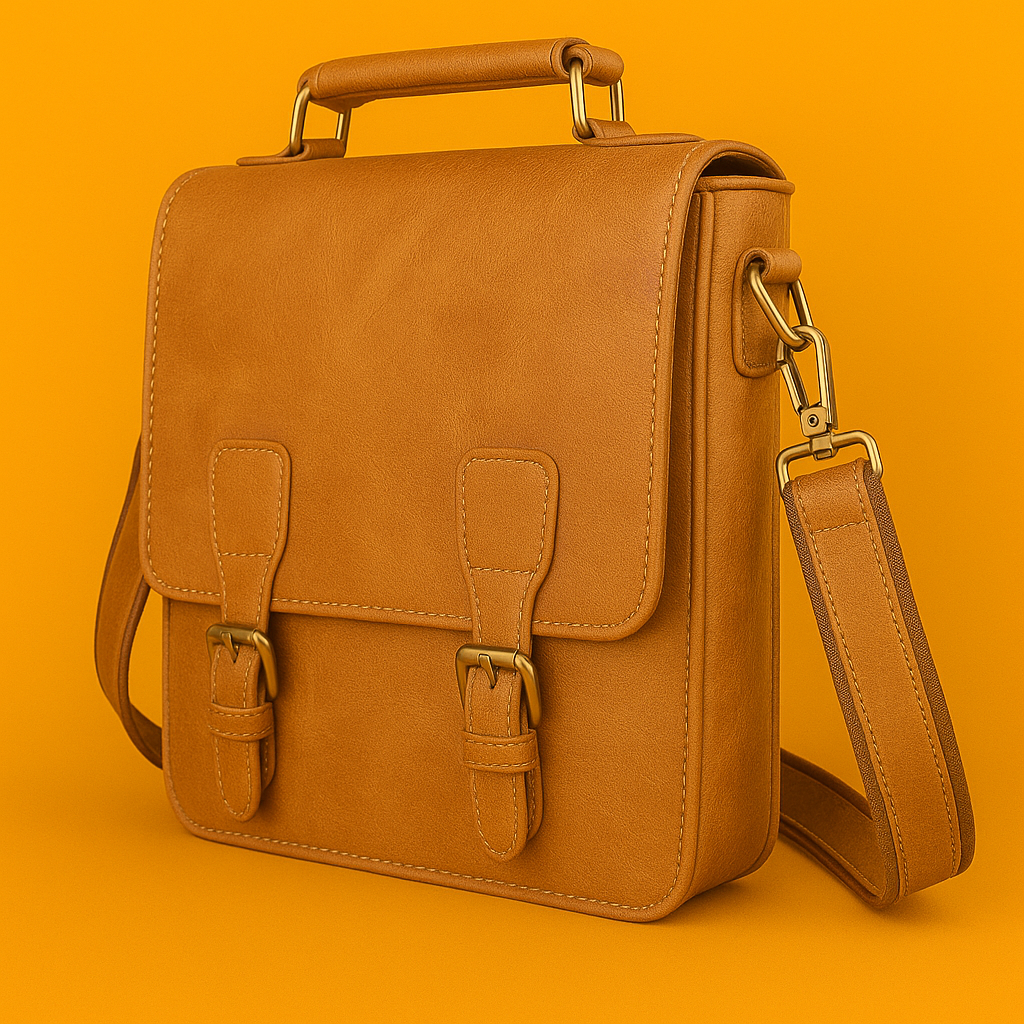 Rifter Tan Messenger Bag