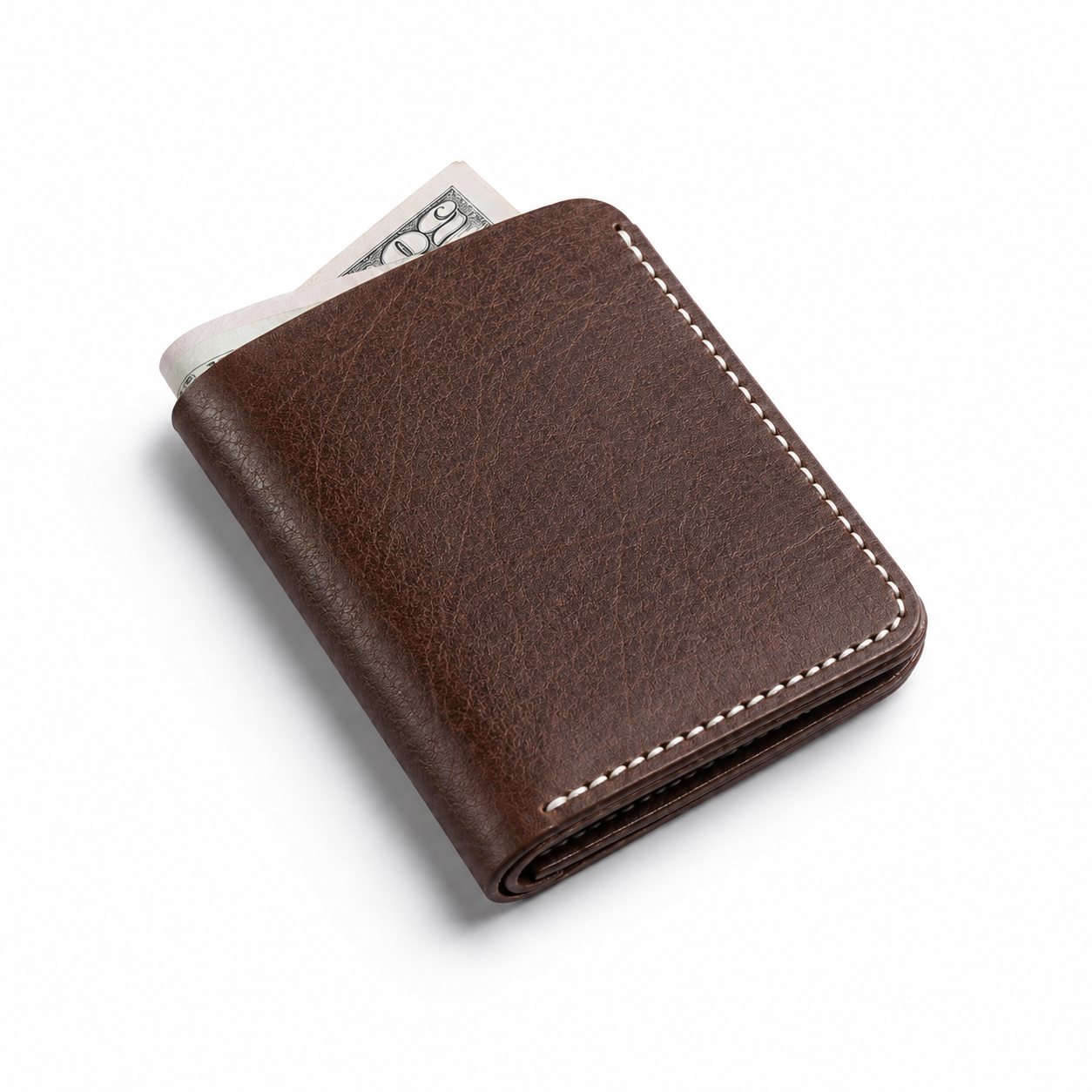 DELVAE Cactus Leather Wallet - Vegan Slim Bifold