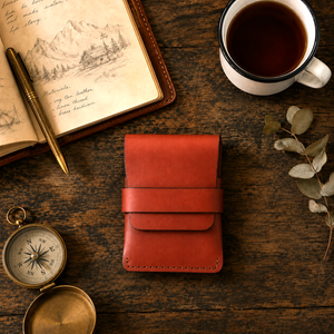 DELVAE Cactus Leather Wallet - Vegan Slim Bifold