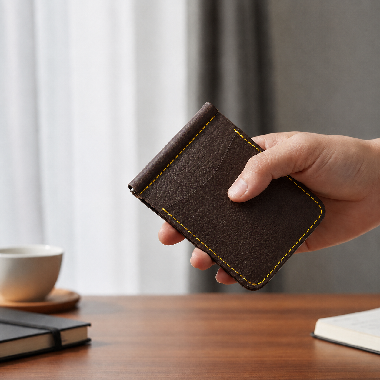 DELVAE Cactus Money clip - Vegan Money clip
