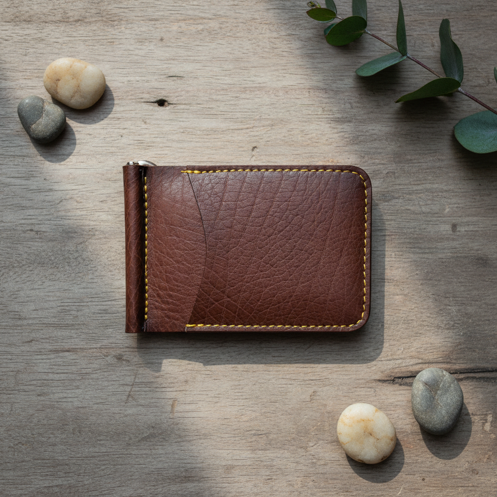 DELVAE Cactus Money clip - Vegan Money clip