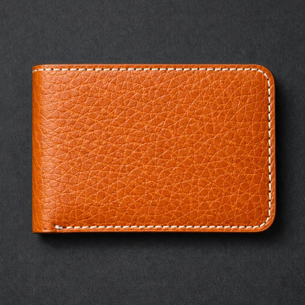 DELVAE Cactus Leather Wallet - Vegan Slim Bifold