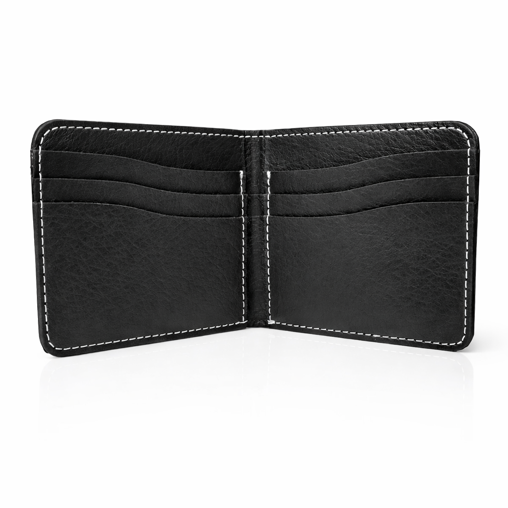 DELVAE Cactus Leather Wallet - Vegan Slim Bifold