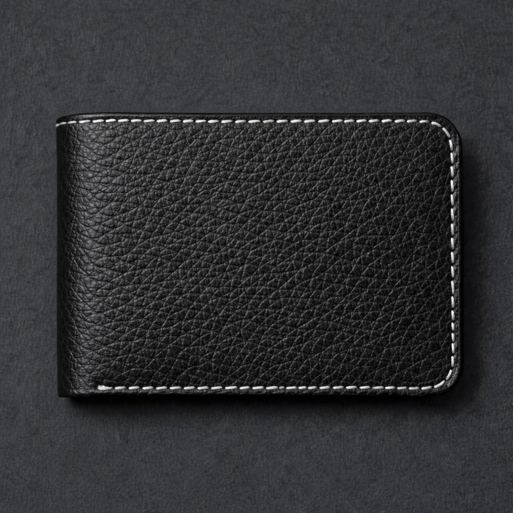 DELVAE Cactus Leather Wallet - Vegan Slim Bifold