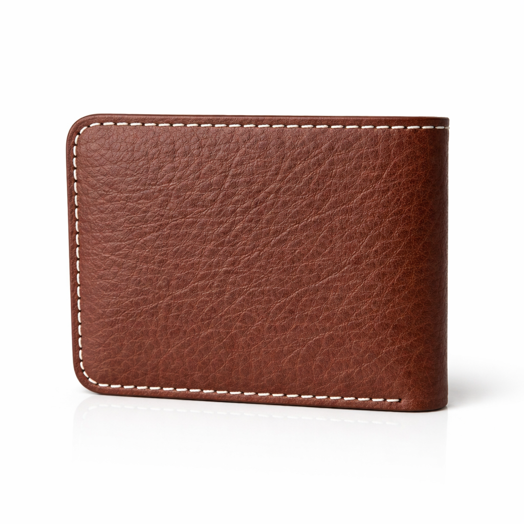 DELVAE Cactus Leather Wallet - Vegan Slim Bifold