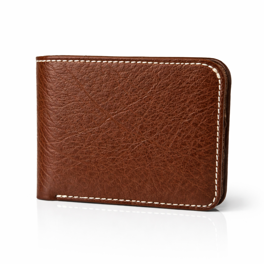 DELVAE Cactus Leather Wallet - Vegan Slim Bifold