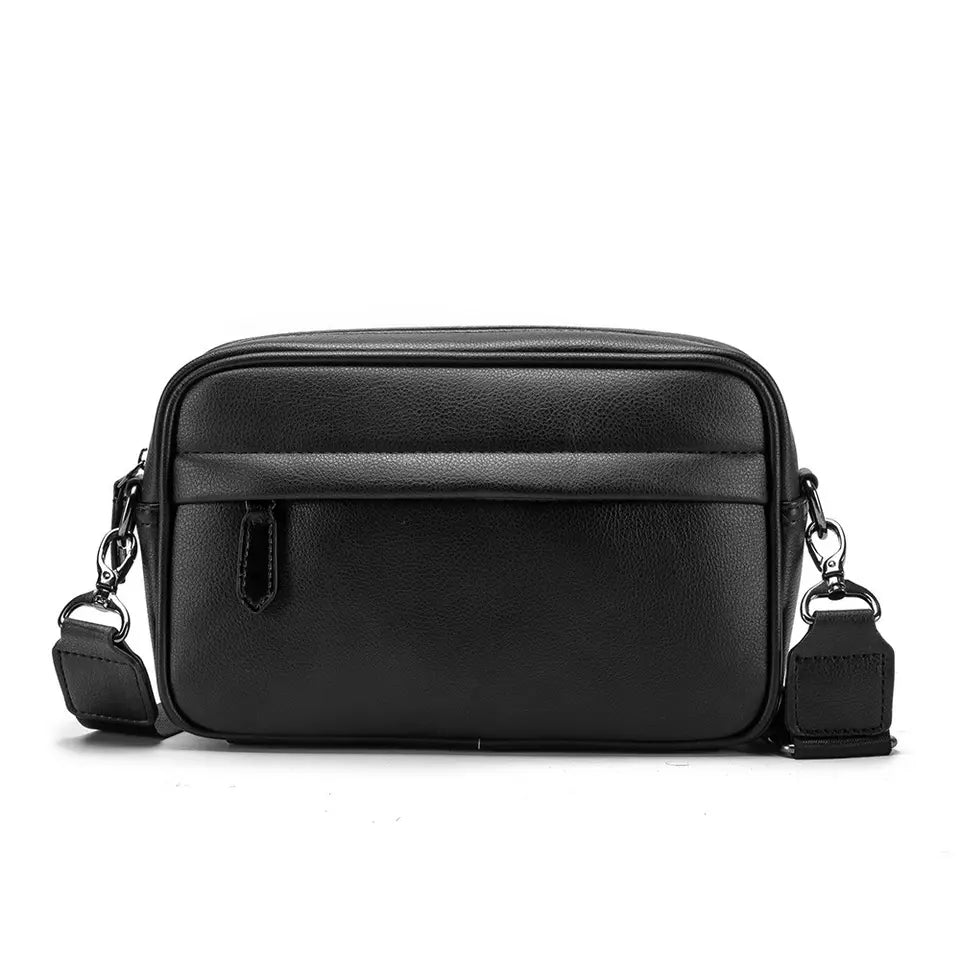 Vegan Leather Messenger Bag