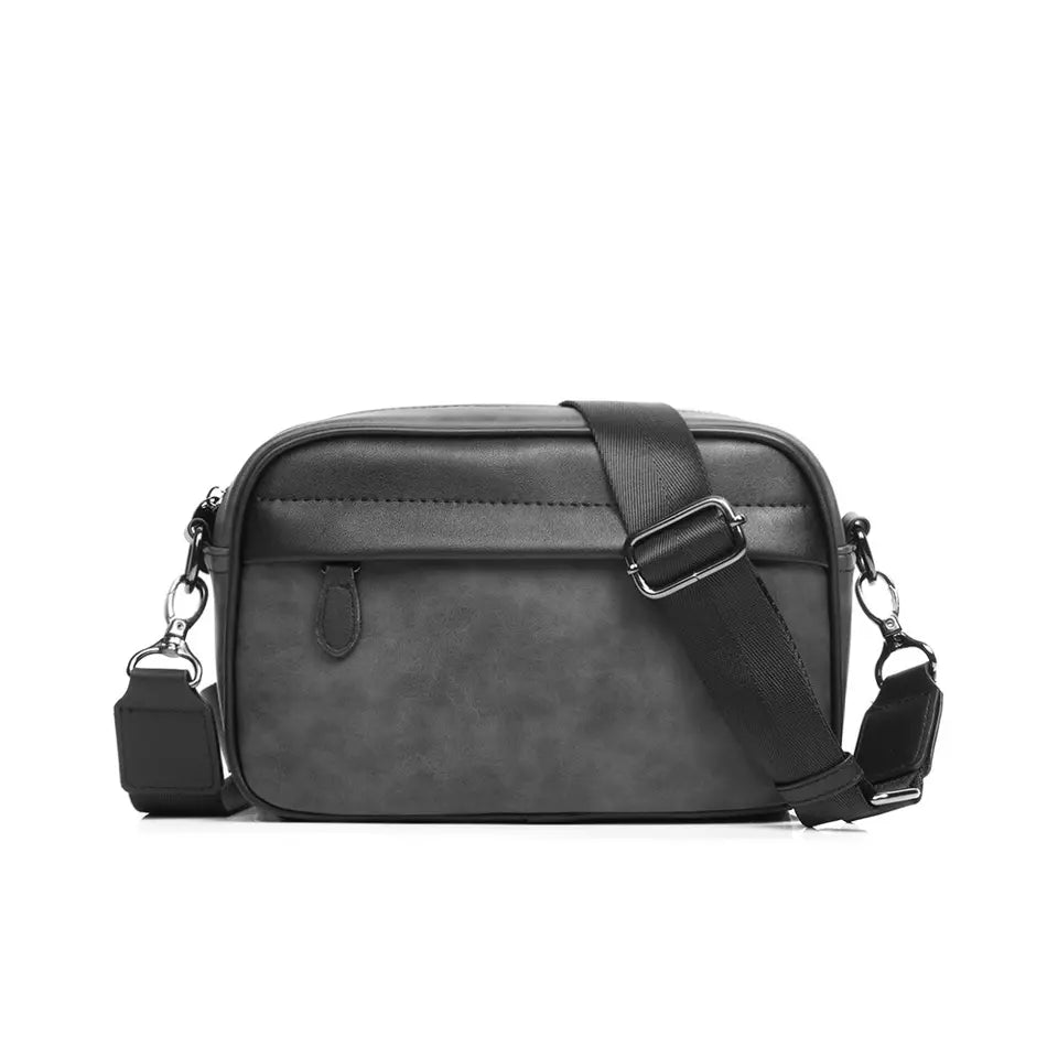 Vegan Leather Messenger Bag