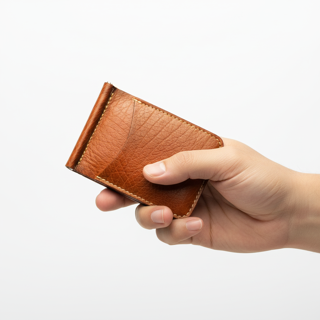 Hand Holding Money Clip